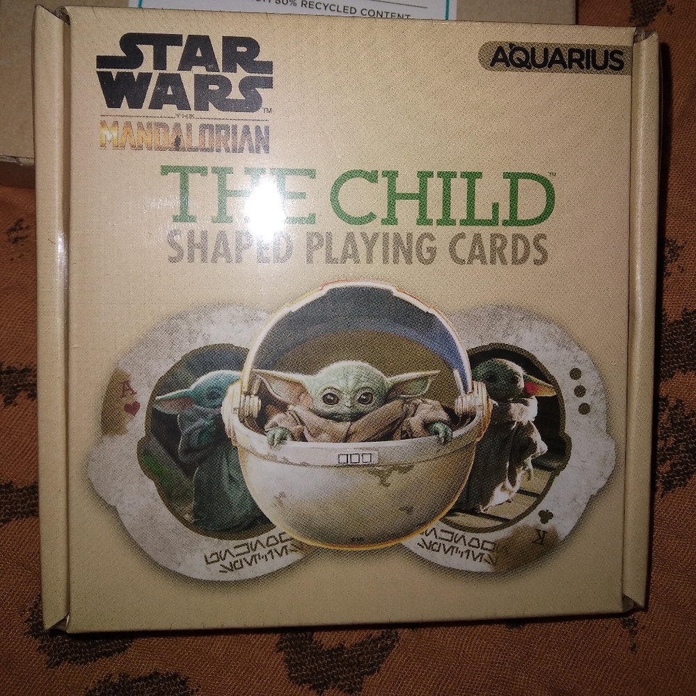 Star Wars Mandalorian The Child Playing Cards